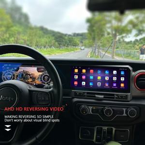 Autoradio Carplay 12,3+12,3 pouces pour JEEP WRANGLER 2018-2022 Écran tactile double LCD Android Lecteur multimédia GPS Navi Stéréo 4G - Product Image 5
