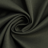 Tissu sergé 3/3 100 % polyester sans lavage, anti-taches, épais, texturé mat, résistant aux plis pour uniformes, pantalons, blazers et manteaux