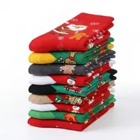Chaussettes de Noël en coton personnalisées pour hommes grandes tailles, motifs Père Noël, Bonhomme de neige et Pain d'épices, vente en gros Whale
