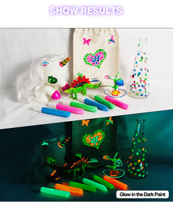 <span class=keywords><strong>Pintura</strong></span> Acrílica Fluorescente KHY Orgánica <span class=keywords><strong>para</strong></span> Fiestas, Spray Azul <span class=keywords><strong>para</strong></span> <span class=keywords><strong>Ropa</strong></span>, Luz Negra, Tela 3D que Brilla en la Oscuridad - Product Image 6