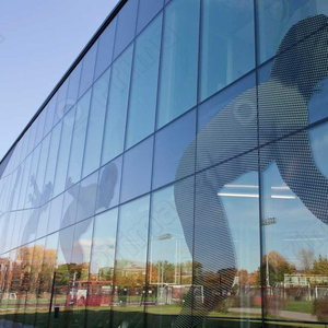 Mur-rideau en verre à double vitrage de 6 mm, 8 mm, 10 mm, cadre en acier aluminium pour gratte-ciel - Product Image 2