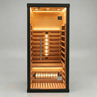 Livraison rapide, sauna infrarouge pour 1 personne, panneau chauffant en carbone, intérieur, à vendre