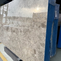 Cicili Gris Dolomite Poli Grande Dalle OEM Pierre Naturelle Marbre Escalier Comptoir Entrée Design Contemporain Qualité Supérieure Personnalisé