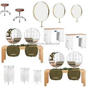 <span class=keywords><strong>Salon</strong></span> de coiffure canapé d'attente courbé cils lit Table à ongles shampooing chaise dames <span class=keywords><strong>salon</strong></span> de beauté meubles rose <span class=keywords><strong>Salon</strong></span> chaise ensemble - Product Image 6