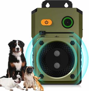 Dispositif anti-aboiement pour chien, ultrasonique, rechargeable, portable, en plastique orange, à la mode - Product Image 1