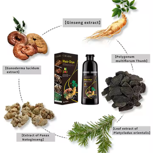 Crema Colorante Permanente per Capelli Neri CaiGaiBai Z012, Copertura 100% dei Capelli Grigi, per Tutti i Tipi di Capelli, Prezzo Conveniente, Fornitore di Alta Qualità - Product Image 2