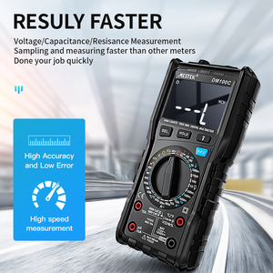 DM100C Digital Smart Multimeter 10000 Professional Auto <b>Range</b> Transistor Tester ESR NCV High Speed Sampling 750V AC - Product Image 4