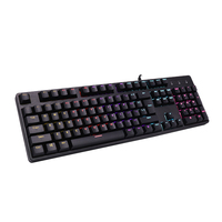 Vente chaude YH903 filaire USB PC clavier d'ordinateur 104 touches clavier de jeu mécanique avec 9 couleurs claires nouvel état