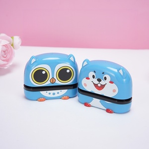 Nouveau tampon nominatif pour enfants, tampon <span class=keywords><strong>Montessori</strong></span>, cadeau, dessin animé, tampon en tissu pour enfants, tampon nominatif en caoutchouc à deux couches - Product Image 2