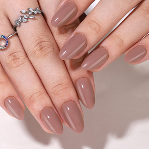 Prensa acrílica de almendra corta de lujo de etiqueta privada en las <span class=keywords><strong>uñas</strong></span>, <span class=keywords><strong>Uñas</strong></span> postizas reutilizables con pegamento, venta al por mayor, prensa de Gel suave en las <span class=keywords><strong>uñas</strong></span> - Product Image 2