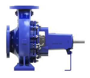 Bomba centrífuga horizontal de acoplamiento extendido para agua limpia, OEM HVAC, para motores trifásicos, modelos ETN 200-150-400 FF, de baja presión. - Product Image 1