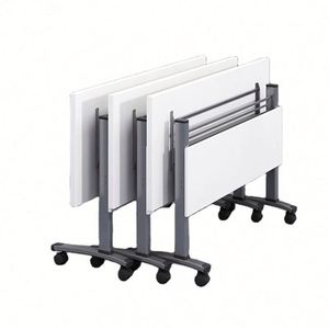 Ensemble de tables de conférence modulaires en bois pliables, <span class=keywords><strong>table</strong></span> de salle de <span class=keywords><strong>réunion</strong></span>, <span class=keywords><strong>table</strong></span> de formation - Product Image 1