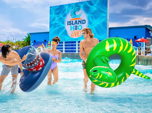 ห่วงยางว่ายน้ำรูปไดโนเสาร์ฉลามเป่าลม PVC แบบเป็นมิตรกับสิ่งแวดล้อม 2 ชิ้น สำหรับผู้ใหญ่ พับเก็บได้ ปลอดภัย อุปกรณ์สำหรับงานปาร์ตี้ทางน้ำสำหรับเด็ก - Product Image 4