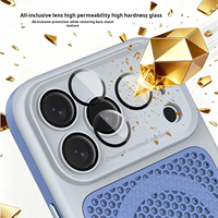 Coque antichoc rigide avec protection magnétique pour objectif et dissipateur de chaleur en maille pour iPhone 18 17 16 ProMax 15 14 Plus 13 12