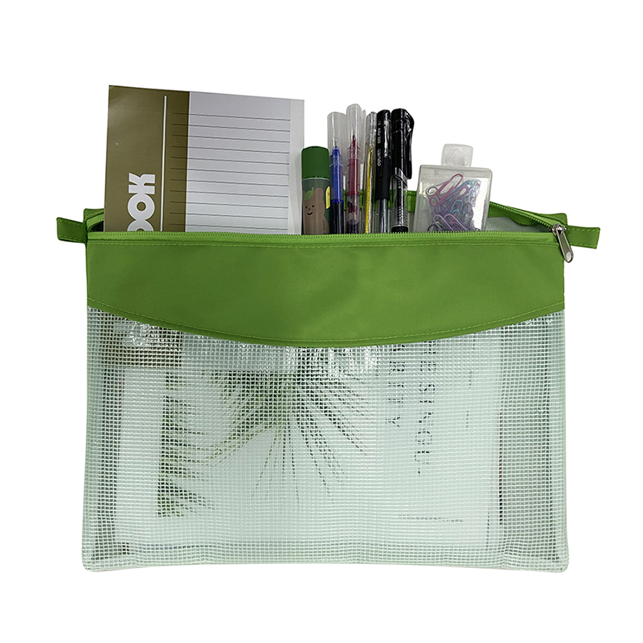 Органайзер из водостойкого материала на заказ, мешочек на молнии, сетчатый держатель для документов, для путешествий и офиса