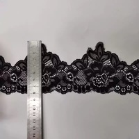 Accessoires en dentelle florale élastique, dentelle large élastique, dentelle à grandes vagues, nouveaux accessoires de lingerie en gros du fabricant