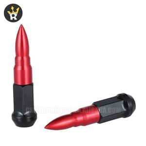 फैक्टरी कम कीमत वाले एल्यूमीनियम बुलेट स्टील व्हील नट कैप 12 मिमी x 1.5 12 मिमी x 1.25 ब्लैक व्हील स्पाइक लुग नट - Product Image 6