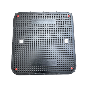 공장 도매 광장 맨홀 커버 가격 금형 900x900 C/D 헤비 듀티 SMC 스퀘어 가스 맨홀 커버 판매 프레임 - Product Image 2