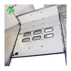 Used For Factory Electric Stable 50mm Panel Overhead Sectional Garage Door