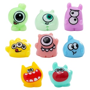 Adorable petit monstre à grande bouche, figurine artisanale de dessin animé, décoration DIY, accessoires de sac surprise, pour voiture et bureau - Product Image 5