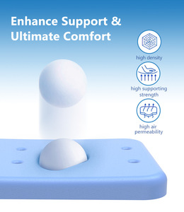 Chaise de douche avec accoudoirs et dossier amovibles en alliage d'aluminium, avec coussin doux et confortable pour une sécurité accrue à l'hôpital et à la maison - Product Image 4