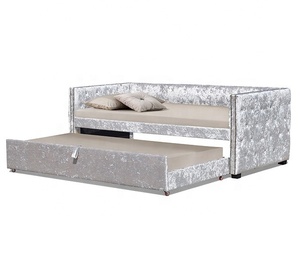 Divano <span class=keywords><strong>Letto</strong></span> <span class=keywords><strong>Singolo</strong></span> in <span class=keywords><strong>Velluto</strong></span> Schiacciato di Alta Qualità, Stile Moderno per Soggiorno - Product Image 3