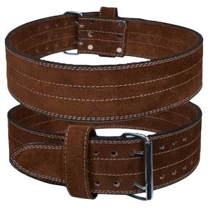 Ceinture de musculation unisexe de haute qualité en cuir véritable souple avec boucle, soutien dorsal pour l'entraînement de force - Product Image 1