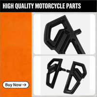 Remplacement de la planche de sol arrière pour passager en aluminium noir brillant pour Street Road Glide 00-23 Softail 86-17