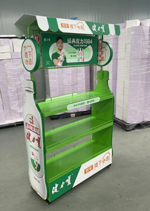 Rượu chai siêu thị tủ trưng bày rượu vang sàn đứng bia chai hiển thị kệ - Product Image 2