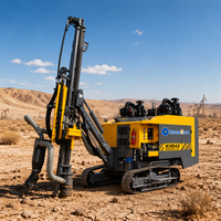 Foreuse rotative pour puits d'eau, équipement de forage profond portable à moteur diesel, boîte de vitesses, profondeur de forage 21m