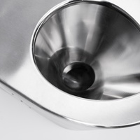 Vente en gros petite industrie lavage sanitaire monobloc salle de bain au sol toilette en acier inoxydable
