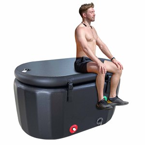 Matériau de couture de goutte fabriqué en usine seau à glace gonflable plongeant froid pour des défis d'eau froide intenses bains de glace thérapeutiques - Product Image 2