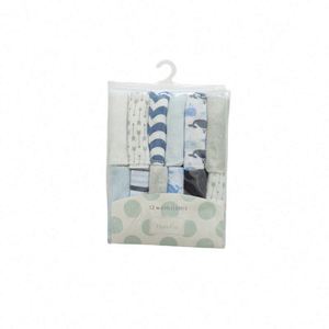 Lot <span class=keywords><strong>de</strong></span> 12 serviettes douces carrées pour la salive et le sueur, assortiment aléatoire <span class=keywords><strong>de</strong></span> serviettes <span class=keywords><strong>de</strong></span> <span class=keywords><strong>bain</strong></span> en coton en forme <span class=keywords><strong>de</strong></span> fleur pour bébés garçons et filles, soins pour bébés en voiture - Grande Vente - Product Image 3
