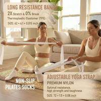 Kit d'entraînement fitness ZENJOY avec logo et couleur personnalisés, tapis de yoga, cercle de Pilates et mini-ballon de Pilates pour la maison
