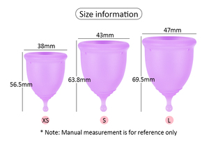Furuize Supply OEM ODM Copa Menstruation Cupmate Wieder verwendbare Sport Silikon Menstruation tasse - Product Image 3