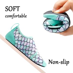 Premium per bambini ad asciugatura rapida a piedi nudi Aqua calze traspiranti scarpe da acqua all'aperto per ragazzi ragazze per spiaggia piscina EVA - Product Image 4