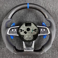 Lenkrad für VW Scirocco Leder GTI Carbon T6 Großhandel Fabrik Jetta Mk6 Mk7 Golf Polo 3-Speichen Sport