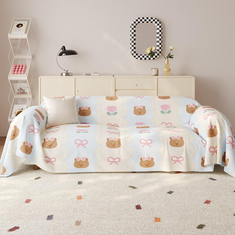 Tulipes, nœuds, ours en peluche, bleu