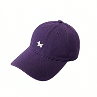Casquette de baseball vintage en coton avec patch brodé, calotte souple non structurée, visière incurvée, casquette de sport à 6 panneaux, chapeau d'été décontracté pour le soleil