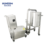 HUNDOM Mélangeur en ligne liquide en poudre de xanthane d'amidon à haute efficacité Homogénéisateur en ligne pour sucre en poudre et eau