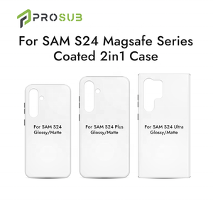 Prosub pour <span class=keywords><strong>Samsung</strong></span> pour Galaxy S24 5G Étui magnétique en TPUPC noir givré avec protection d'écran Téléphone portable dans un sac OPP - Product Image 5