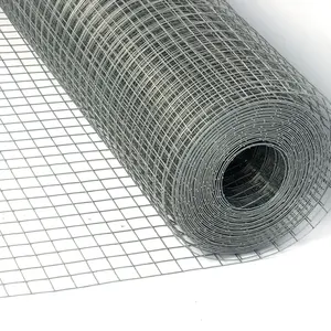 工厂制造商16号镀锌焊接铁丝网/焊接铁丝网面板和滚兔笼和鸟笼