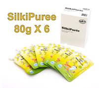 Alimentation pour reptiles à haute teneur en protéines SilkiPuree, purée d'insectes ver à soie pour dragons barbus et géko géants