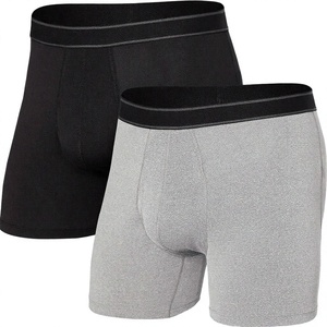 Calzoncillos Boxer de Algodón y Elastano Transpirables de Tiro Medio para Hombre, Diseño Novedoso 2026, Pierna Larga - Product Image 2