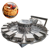 Machine automatique à gaufres pour crème glacée Machine commerciale belge de fabrication de gobelets à gaufres Machine néerlandaise de fabrication de stroopwafels