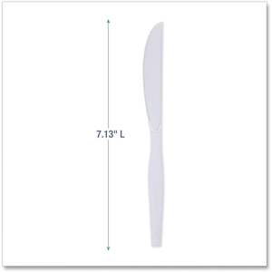 Cuchillos Desechables de Poliestireno de Peso Medio Boardwalk BWK KNIFEMWPS, Blancos (100/Caja) - Product Image 4