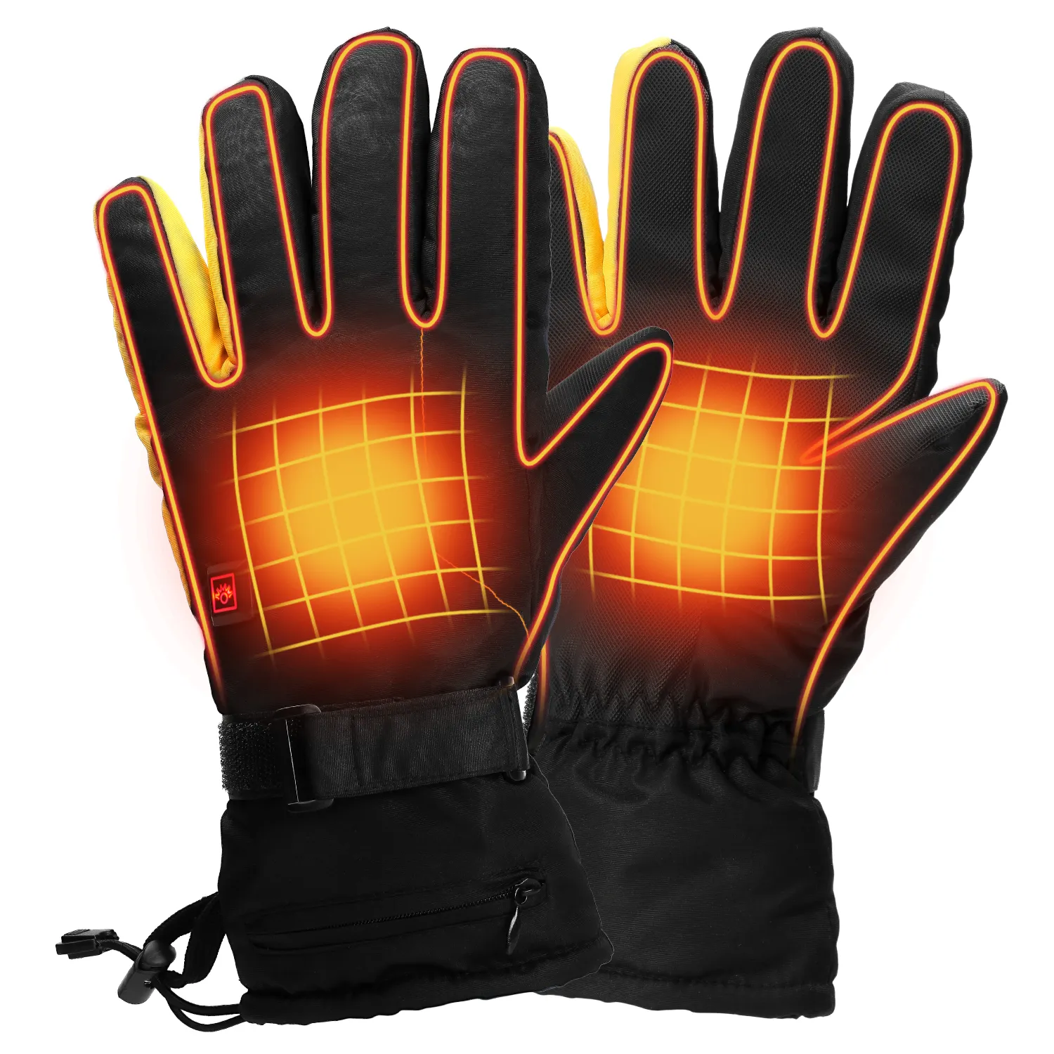 Safety Battery Powered Thin USB Heated Gloves Motorcycle Rechargeable、Ski Heated Gloves Battery 3.7v From Shenzhen Factory