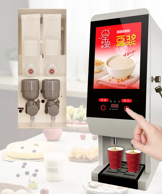 Commercial Grade Portable Coffee Vending Machine Set with Hot Water System and Instant Style Brewing