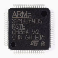 Microcontrolador STM32F405RGT6 de 32 Bits para Cortex-M4 LQFP-64, Chip IC de Montaje Superficial, Controladores de RAM DDR, 10x10x1.4mm, Electrónico
