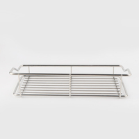 Étagère murale simple en métal, en acier inoxydable 304, organisateur multifonctionnel pour salle de bain